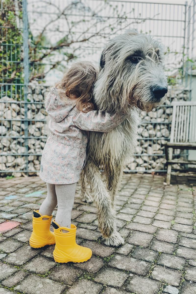 Kinder Gummistiefel gelb