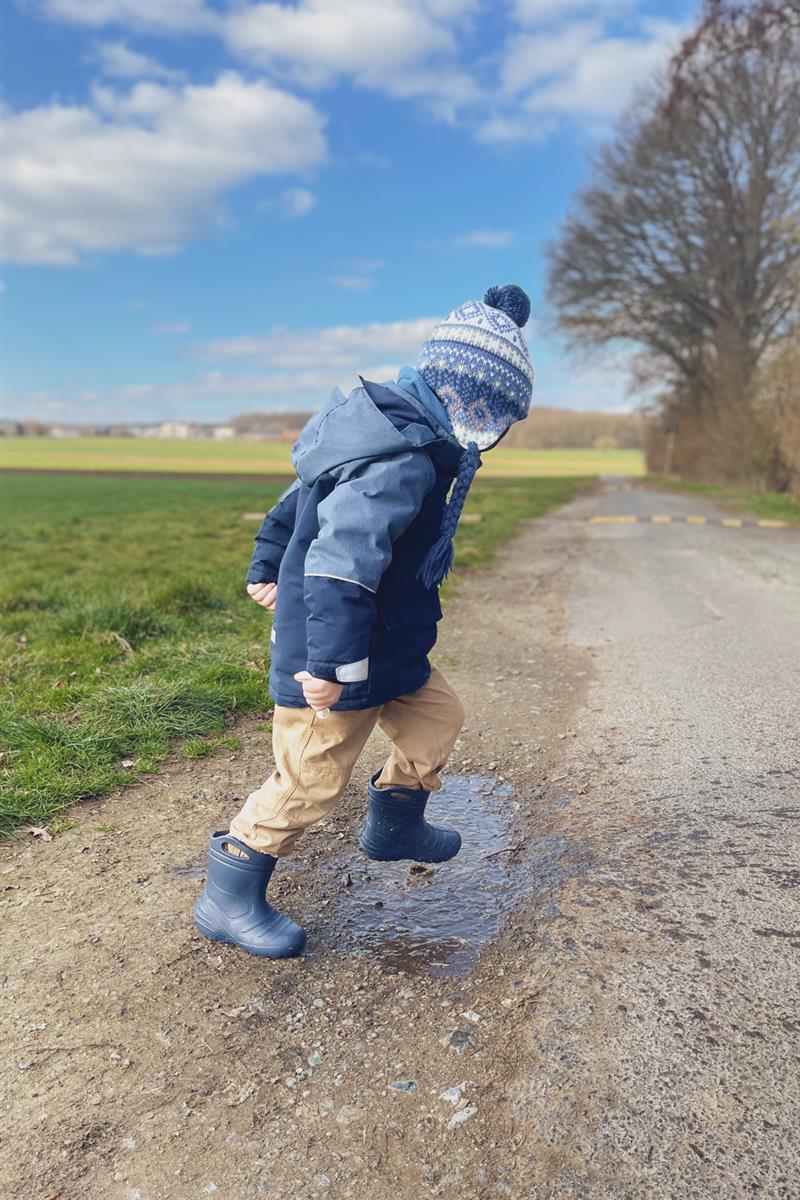 Kinder Gummistiefel dunkelblau