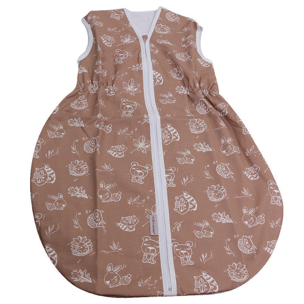Schlafsack Waldbewohner cappuccino