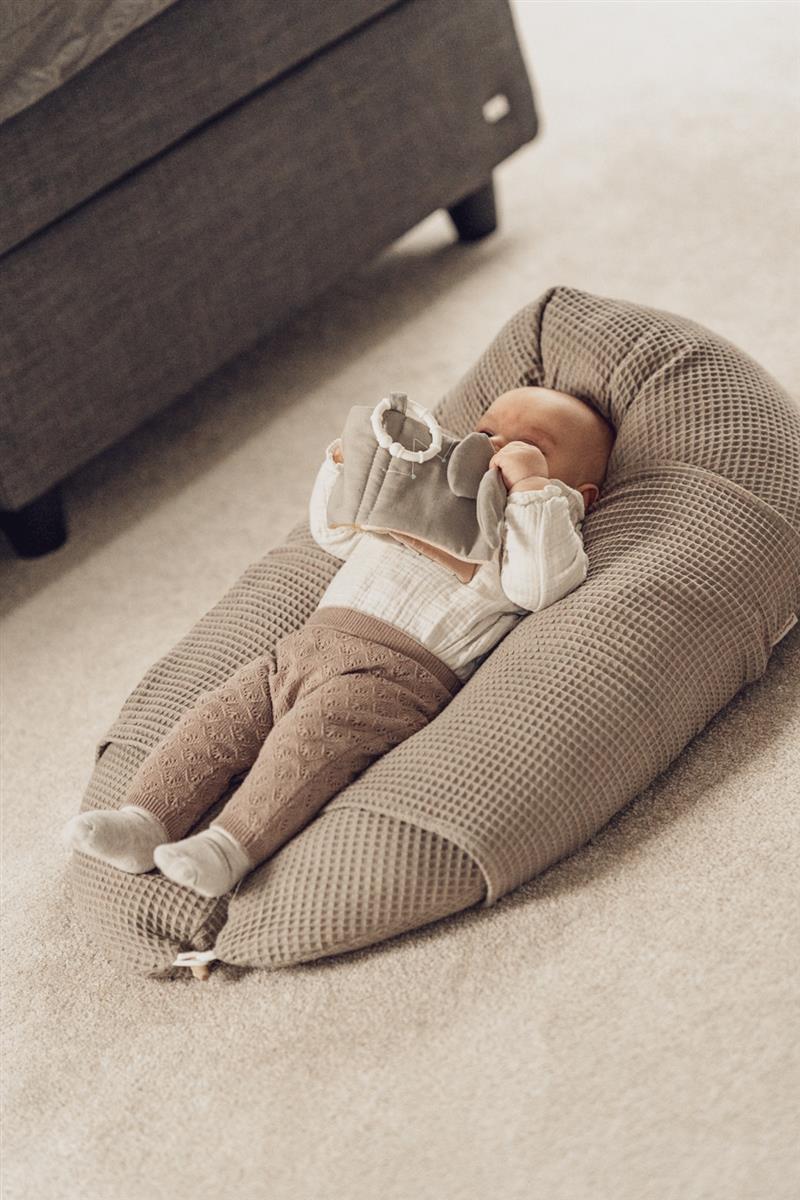 Stillkissen Waffelmuster taupe, Moebel, Baby, Person, Strumpfwaren, Socke
