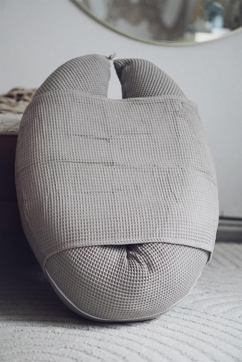 Baby Lagerungsbezug Waffelmuster grau, Moebel, Kissen, Dekoration für Zuhause, Sitzsack
