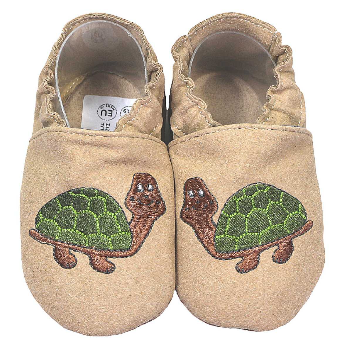 Kinderschuhe RecyStep Schildkröte beige