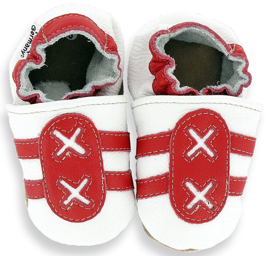 Kinderschuhe Turnschuhe weiß/rot
